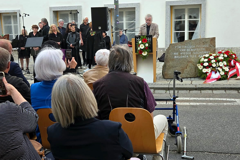 Gedenkfeier Braunau 8. Mai 2026. Foto: Silvia Jujic.